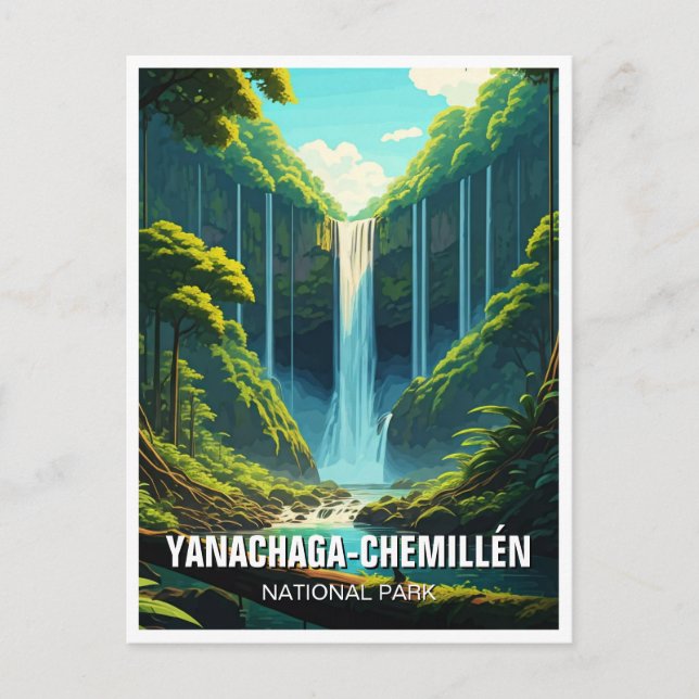 Yanachaga–Chemillén National Park Peru Postcard (Front)