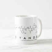 Yandel peptide name mug (Front Right)