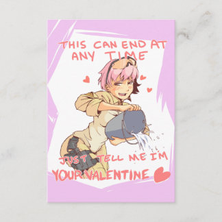 Yandere Operator Valentine 3 Invitation