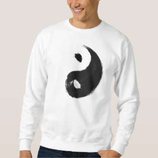 Yang - Ink   Basic, White Suéter Sweatshirt