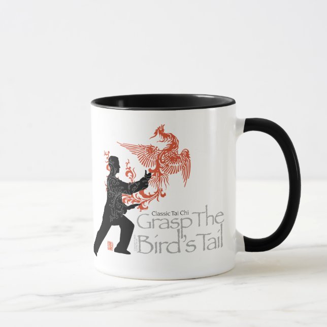 Yang Tai Chi 'Fire Phoenix' Ceramic Mug (Right)