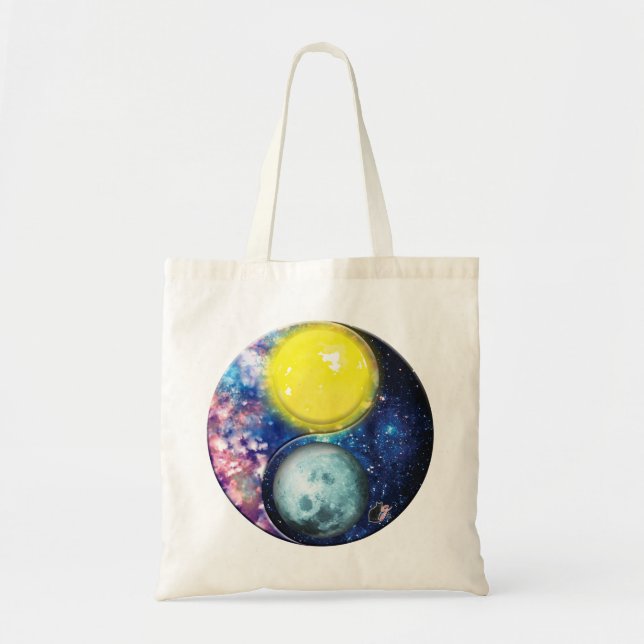 Yang-Yin / Sun-Moon Tote Bag (Front)
