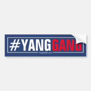 #YangGang - Andrew Yang 2020 Bumper Sticker