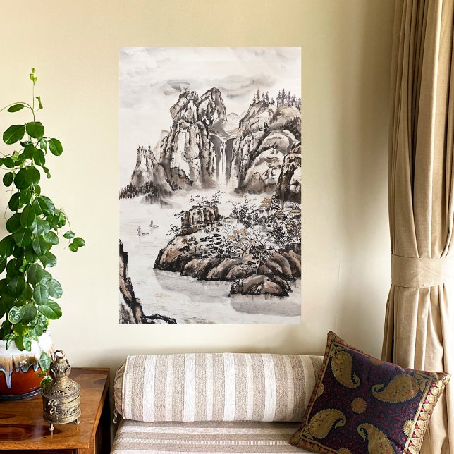 Yangze River with Waterfall Poster (Creator Uploaded)
