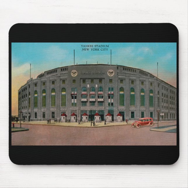 Yankee Stadium Vintage Postcard Mousepad (Front)