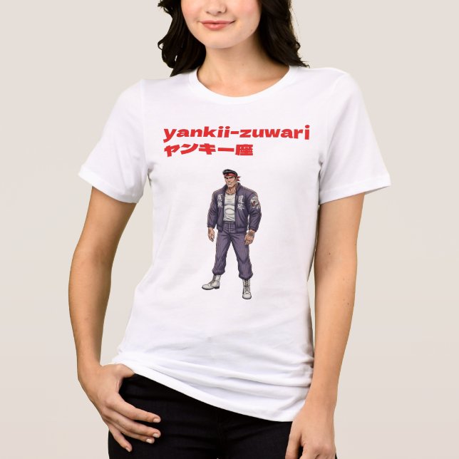 Yankii-Zuwari Tri-Blend Shirt (Front)