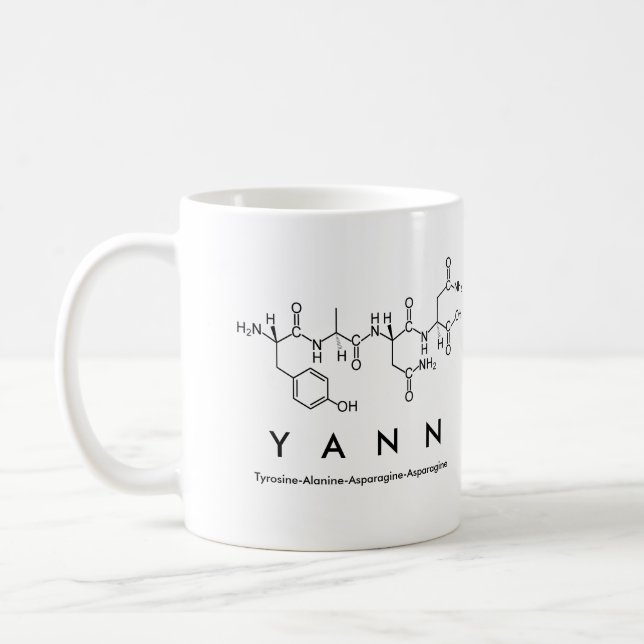 Yann peptide name mug (Left)