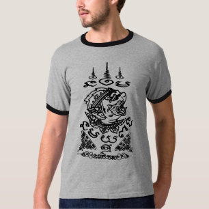 YANT BUDDHA ASIAN ART DESIGNS HANUMAN T-Shirt