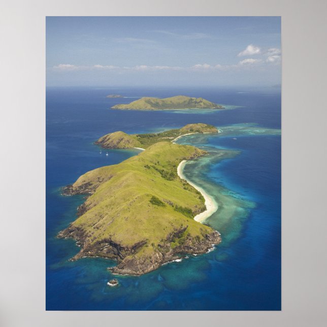 Yanuya Island, Mamanuca Islands, Fiji Poster (Front)