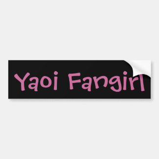 Yaoi Fangirl Bumper Sticker