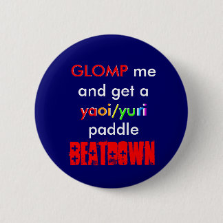 Yaoi/Yuri Paddle BEATDOWN 6 Cm Round Badge