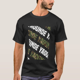 Yaounde Camo Pattern Green Camouflage T-Shirt