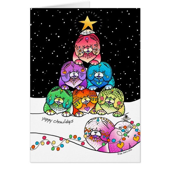 YAPPY CHOWLIDAYS art cards