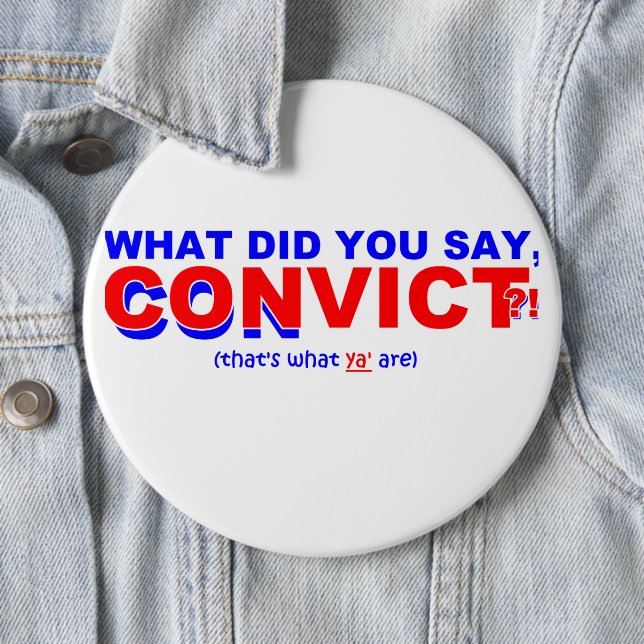 Yappy Clapback  6 Cm Round Badge (In Situ)