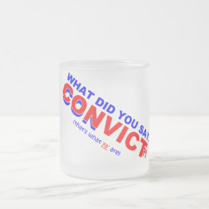 Yappy Clapback  Frosted Glass Coffee Mug