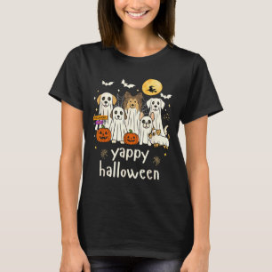 Yappy Halloween Funny Dog Ghosts Halloween 1 T-Shirt
