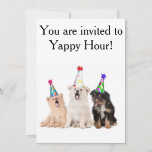 Yappy Hour Invitations