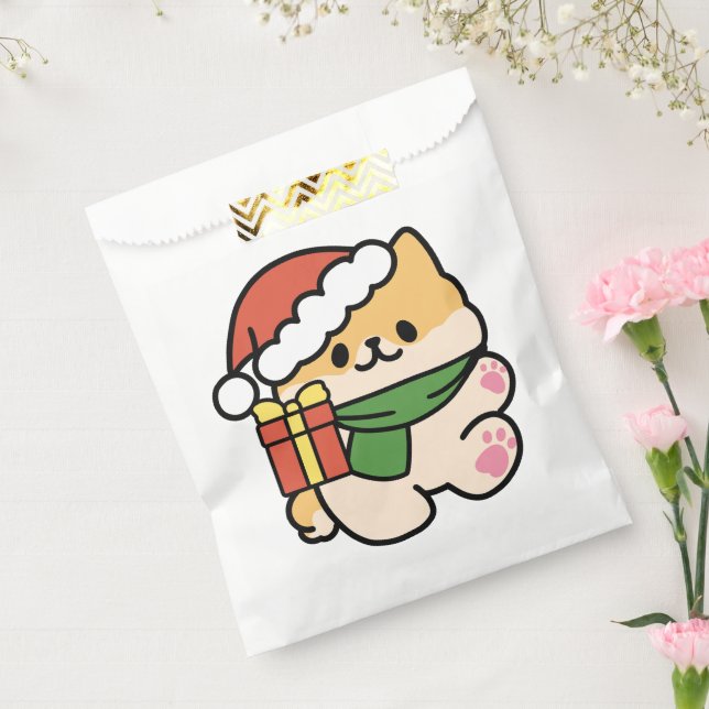 Yappy Howlidays - Cute Christmas Dog Cartoon Favour Bags (Sealed)