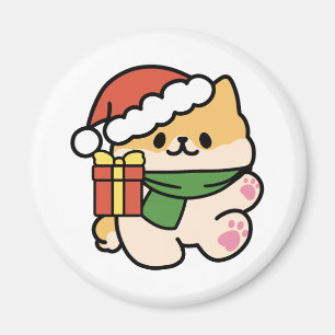 Yappy Howlidays - Cute Christmas Dog Cartoon Magnet