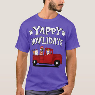 Yappy Howlidays White Text T-Shirt