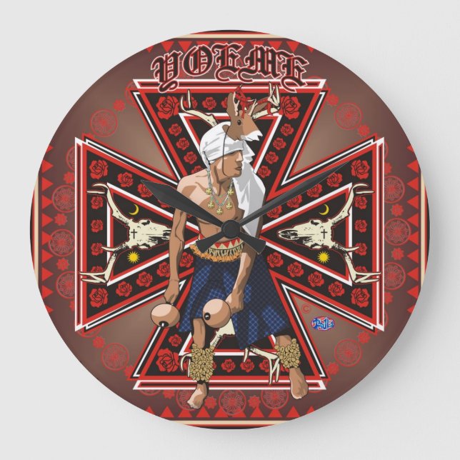 yaqui deer dancer clock (Front)