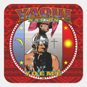 yaqui deerdancer yoeme sticker large sticker