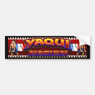Yaqui Nation Deer Dancer BumperSticker Design Bumper Sticker