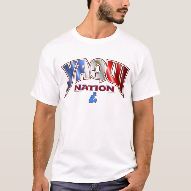 Yaqui Nation Sports Design T-Shirt (Front)