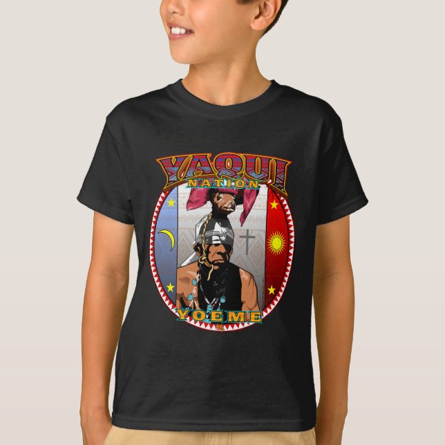 Yaqui Yeome Deer Dancer design T-Shirt (Front)