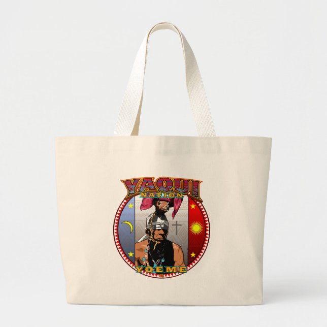 Yaqui Yoeme Deer Dancer Jumbo tote bag (Front)