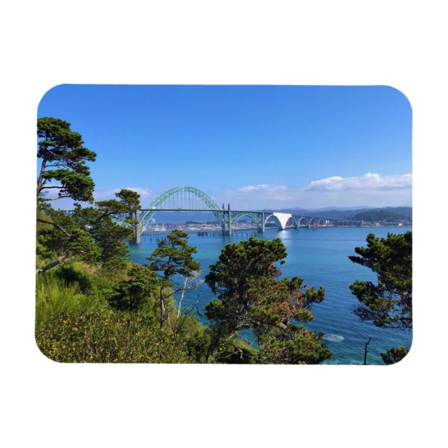 Yaquina Bay Bridge, Newport, Oregon Magnet (Horizontal)
