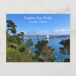 Yaquina Bay Bridge, Newport, Oregon Postcard