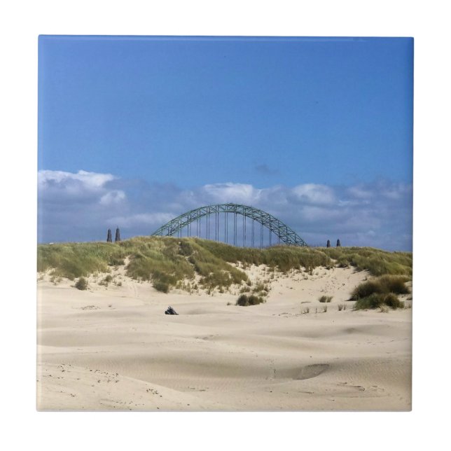 Yaquina Bay Bridge, Newport, Oregon Tile (Front)