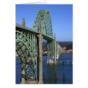 Yaquina Bay Bridge spanning the Yaquina Bay