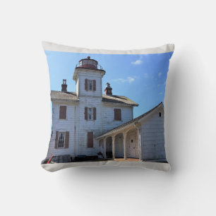 Yaquina Bay Lighthouse, Newport, Oregon Cushion