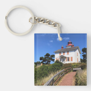 Yaquina Bay Lighthouse, Newport, Oregon Key Ring