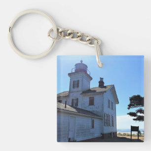 Yaquina Bay Lighthouse, Newport, Oregon Key Ring