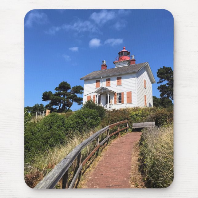 Yaquina Bay Lighthouse, Newport, Oregon Mouse Mat (Front)