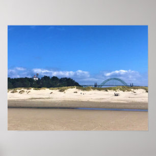 Yaquina Bay Lighthouse, Newport, Oregon Poster