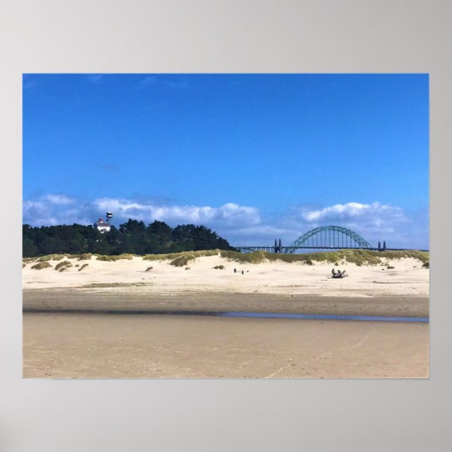 Yaquina Bay Lighthouse, Newport, Oregon Poster (Front)