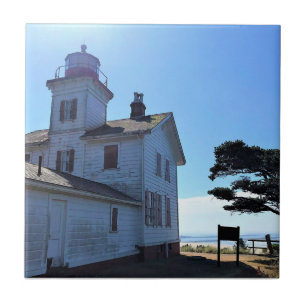 Yaquina Bay Lighthouse, Newport, Oregon Tile