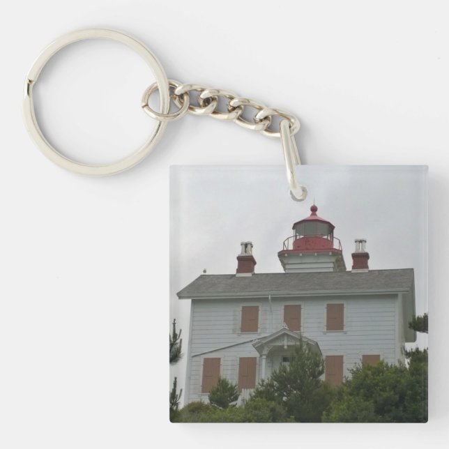 Yaquina Bay Lighthouse, OR Key Ring (Front)