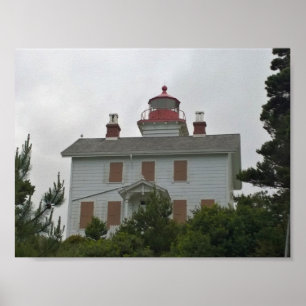 Yaquina Bay Lighthouse, OR Poster