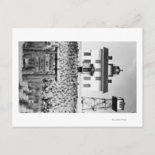 Yaquina Bay Lighthouse PhotographYaquina, OR Postcard
