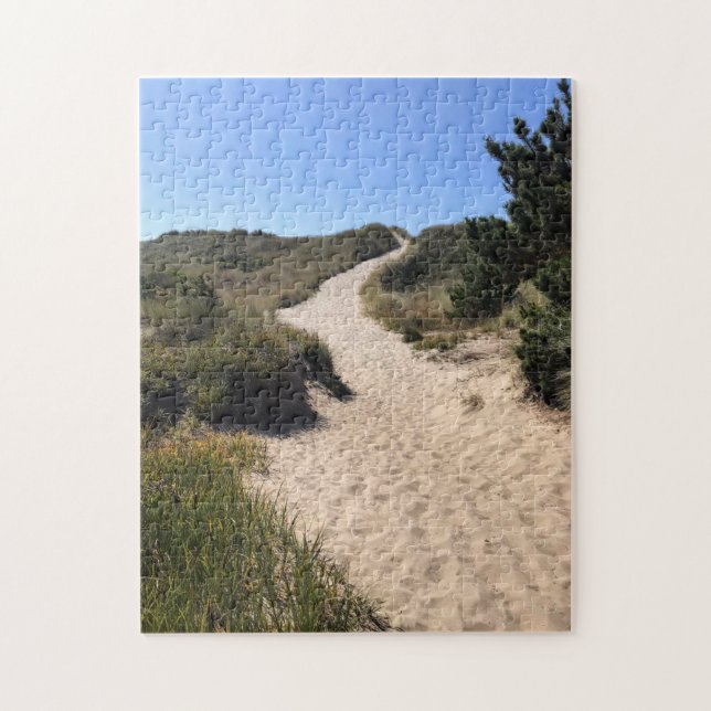 Yaquina Bay State Recreation Site, Newport, Oregon Jigsaw Puzzle (Vertical)