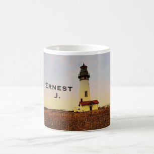 Yaquina Head Lighthouse Custom Mug
