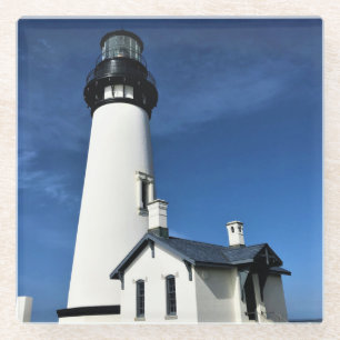 Yaquina Head Lighthouse, Newport, Oregon Glass Coaster