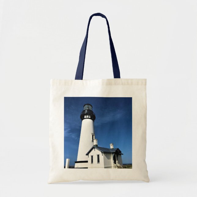 Yaquina Head Lighthouse, Newport, Oregon Tote Bag (Front)