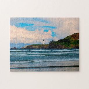 Yaquina Head Lighthouse Oregon. Jigsaw Puzzle