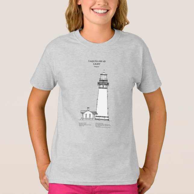 Yaquina Head Lighthouse - Oregon - SBD T-Shirt (Front)